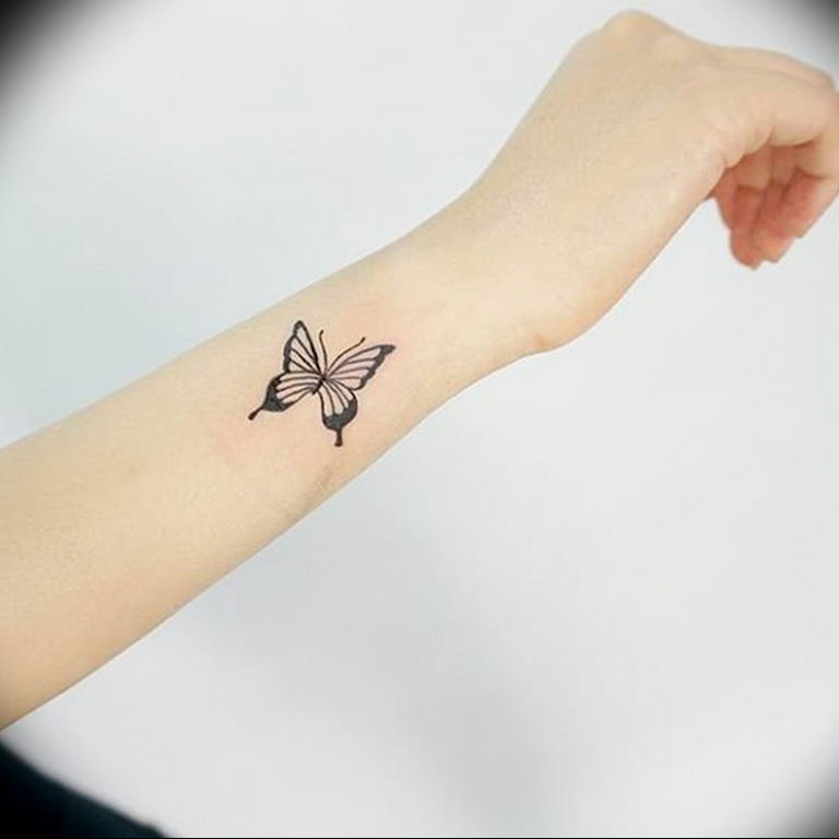 butterfly tattoo photo 04.02.2019 №044 - tattoo idea with a butterfly - tattoovalue.net