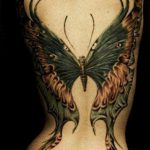 butterfly tattoo photo 04.02.2019 №045 - tattoo idea with a butterfly - tattoovalue.net