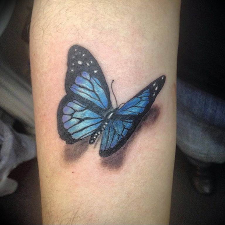butterfly tattoo photo 04.02.2019 №059 - tattoo idea with a butterfly - tattoovalue.net