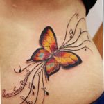 butterfly tattoo photo 04.02.2019 №064 - tattoo idea with a butterfly - tattoovalue.net