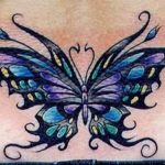 butterfly tattoo photo 04.02.2019 №065 - tattoo idea with a butterfly - tattoovalue.net