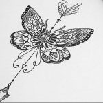 butterfly tattoo photo 04.02.2019 №072 - tattoo idea with a butterfly - tattoovalue.net