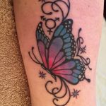 butterfly tattoo photo 04.02.2019 №075 - tattoo idea with a butterfly - tattoovalue.net