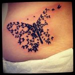 butterfly tattoo photo 04.02.2019 №092 - tattoo idea with a butterfly - tattoovalue.net