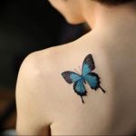 butterfly tattoo photo 04.02.2019 №093 - tattoo idea with a butterfly - tattoovalue.net