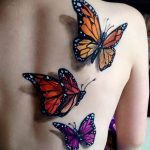 butterfly tattoo photo 04.02.2019 №095 - tattoo idea with a butterfly - tattoovalue.net