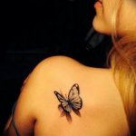 butterfly tattoo photo 04.02.2019 №098 - tattoo idea with a butterfly - tattoovalue.net
