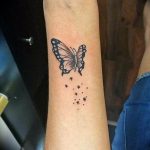 butterfly tattoo photo 04.02.2019 №100 - tattoo idea with a butterfly - tattoovalue.net
