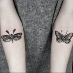 butterfly tattoo photo 04.02.2019 №103 - tattoo idea with a butterfly - tattoovalue.net