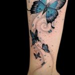 butterfly tattoo photo 04.02.2019 №105 - tattoo idea with a butterfly - tattoovalue.net