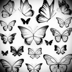 butterfly tattoo photo 04.02.2019 №106 - tattoo idea with a butterfly - tattoovalue.net