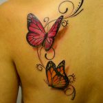 butterfly tattoo photo 04.02.2019 №110 - tattoo idea with a butterfly - tattoovalue.net