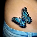butterfly tattoo photo 04.02.2019 №114 - tattoo idea with a butterfly - tattoovalue.net