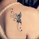 butterfly tattoo photo 04.02.2019 №116 - tattoo idea with a butterfly - tattoovalue.net