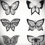 butterfly tattoo photo 04.02.2019 №122 - tattoo idea with a butterfly - tattoovalue.net
