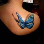 butterfly tattoo photo 04.02.2019 №124 - tattoo idea with a butterfly - tattoovalue.net