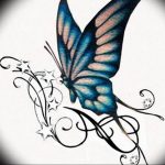 butterfly tattoo photo 04.02.2019 №128 - tattoo idea with a butterfly - tattoovalue.net