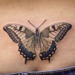butterfly tattoo photo 04.02.2019 №131 - tattoo idea with a butterfly - tattoovalue.net