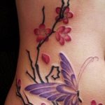 butterfly tattoo photo 04.02.2019 №135 - tattoo idea with a butterfly - tattoovalue.net