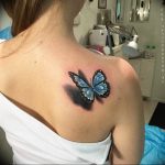 butterfly tattoo photo 04.02.2019 №144 - tattoo idea with a butterfly - tattoovalue.net