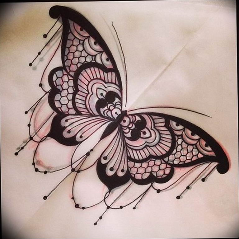 butterfly tattoo photo 04.02.2019 №146 - tattoo idea with a butterfly - tattoovalue.net