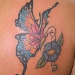 butterfly tattoo photo 04.02.2019 №154 - tattoo idea with a butterfly - tattoovalue.net