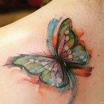 butterfly tattoo photo 04.02.2019 №155 - tattoo idea with a butterfly - tattoovalue.net