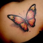 butterfly tattoo photo 04.02.2019 №162 - tattoo idea with a butterfly - tattoovalue.net