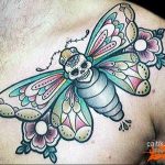 butterfly tattoo photo 04.02.2019 №169 - tattoo idea with a butterfly - tattoovalue.net