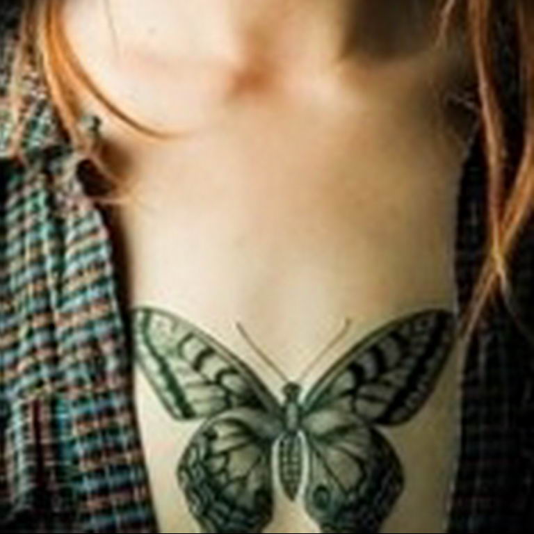 butterfly tattoo photo 04.02.2019 №173 - tattoo idea with a butterfly - tattoovalue.net