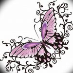 butterfly tattoo photo 04.02.2019 №183 - tattoo idea with a butterfly - tattoovalue.net