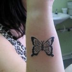 butterfly tattoo photo 04.02.2019 №197 - tattoo idea with a butterfly - tattoovalue.net