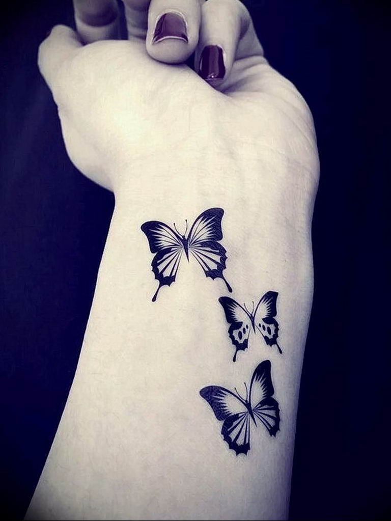 butterfly tattoo photo 04.02.2019 №212 - tattoo idea with a butterfly - tattoovalue.net