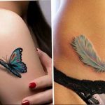 butterfly tattoo photo 04.02.2019 №215 - tattoo idea with a butterfly - tattoovalue.net