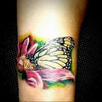 butterfly tattoo photo 04.02.2019 №221 - tattoo idea with a butterfly - tattoovalue.net