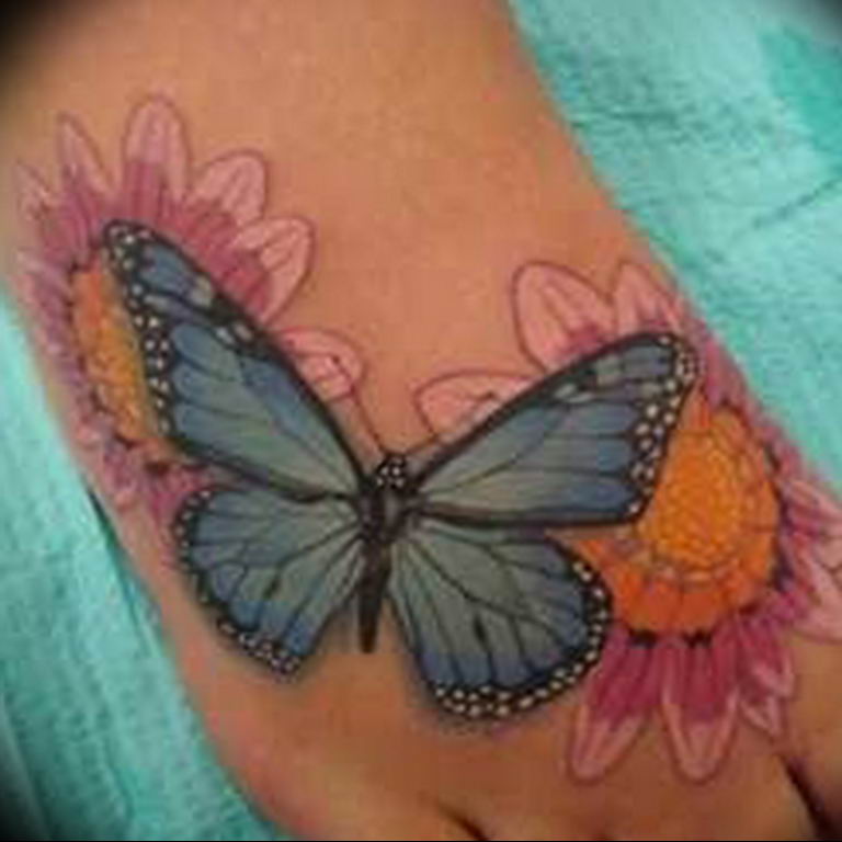 butterfly tattoo photo 04.02.2019 №222 - tattoo idea with a butterfly - tattoovalue.net