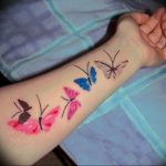 butterfly tattoo photo 04.02.2019 №227 - tattoo idea with a butterfly - tattoovalue.net