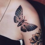 butterfly tattoo photo 04.02.2019 №232 - tattoo idea with a butterfly - tattoovalue.net