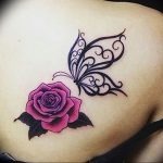 butterfly tattoo photo 04.02.2019 №242 - tattoo idea with a butterfly - tattoovalue.net