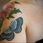 butterfly tattoo photo 04.02.2019 №253 - tattoo idea with a butterfly - tattoovalue.net