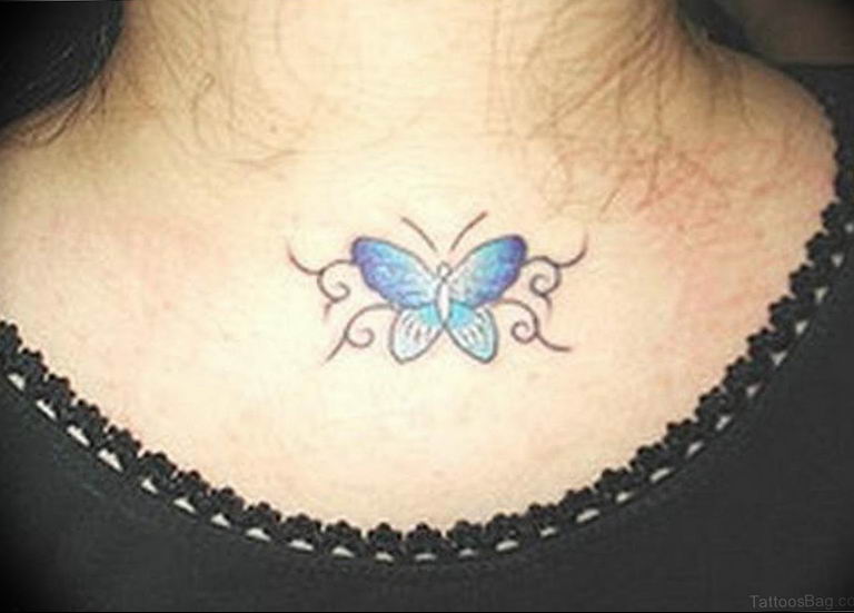 butterfly tattoo photo 04.02.2019 №254 - tattoo idea with a butterfly - tattoovalue.net