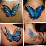 butterfly tattoo photo 04.02.2019 №255 - tattoo idea with a butterfly - tattoovalue.net