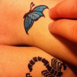 butterfly tattoo photo 04.02.2019 №256 - tattoo idea with a butterfly - tattoovalue.net