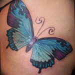 butterfly tattoo photo 04.02.2019 №257 - tattoo idea with a butterfly - tattoovalue.net