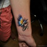butterfly tattoo photo 04.02.2019 №270 - tattoo idea with a butterfly - tattoovalue.net