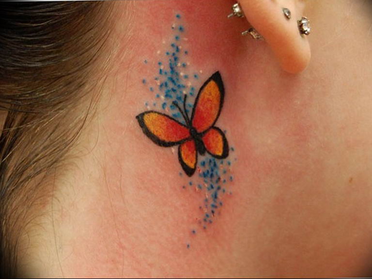 butterfly tattoo photo 04.02.2019 №274 - tattoo idea with a butterfly - tattoovalue.net