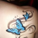 butterfly tattoo photo 04.02.2019 №287 - tattoo idea with a butterfly - tattoovalue.net