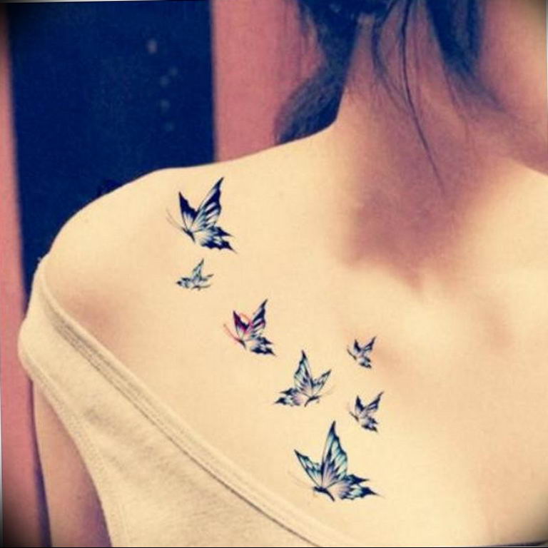 butterfly tattoo photo 04.02.2019 №291 - tattoo idea with a butterfly - tattoovalue.net