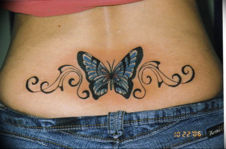 butterfly tattoo photo 04.02.2019 №295 - tattoo idea with a butterfly - tattoovalue.net