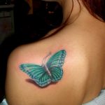 butterfly tattoo photo 04.02.2019 №297 - tattoo idea with a butterfly - tattoovalue.net